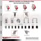 Service Caster 3 Inch 316SS Red Polyurethane Swivel 1-3/4 Inch Expanding Stem Caster Brake SCC-SS316EX20S314-PPUB-RED-TLB-134 - alternate 4